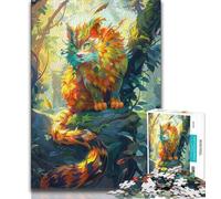 Teenager Puzzles Mushroom Forest Jigsaw Puzzles for Teenagers,with Fully Interlocking Randomly Shaped Pieces for And 14 Years Old (50x75cm)