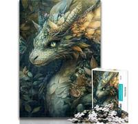 Teenager Puzzles Mysterious Flying Dragon 1000 Pieces Jigsaw Puzzle For Adults Teens,for Age 14+ Impossible Game Best Gift for Adults And Teenagers 26x38cm