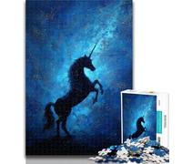 Teenager Puzzles Mysterious Unicorn Adult Jigsaw Puzzles 1000,Decompressing Intellectual Educational Toy Secret Santa Gifts 50x75cm