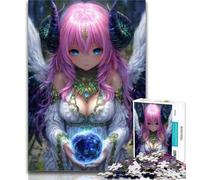 Teenager Puzzles Mysterious Witch Puzzles for Adults And Teenagers,Toys Educational Games Stress Relieving Artists Collection, Fine Art 26x38cm