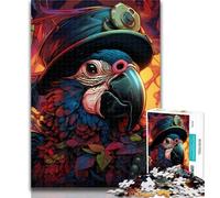 Teenager Puzzles Pirate Parrot 1000 Piece Jigsaw Puzzles for Adults,learning Educational Toys Unique Home Decor And Gifts 26x38cm