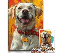 Teenager Puzzles Psychedelic Dog Jigsaw Puzzles for Adults 1000 Pieces,Toys Educational Games Stress Relieving Great Gifts And Toys 26x38cm