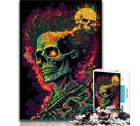 Teenager Puzzles Psychedelic Monsters Jigsaw Puzzles for Adults,Educational Games Home Decoration Deal As Gifts for The Whole Family 26x38cm