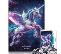 Teenager Puzzles Rainbow Unicorn Jigsaw Puzzles for Teenagers 1000 Pieces,Family Game Birthday Gifts.Challenge High Difficulty 50x75cm