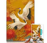 Teenager Puzzles Red-crowned Crane 1000 Piece Jigsaw Puzzles for Adults Gifts,Challenging Game Toys for Is Ideal As A Gift for The Whole Family 50x75cm