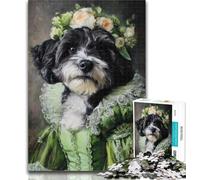 Teenager Puzzles Retro Dog 1000 Piece Jigsaw Puzzles for Teenagers Gifts,Diy Modern Wall Art Unique Gift Home Decor 75x50cm