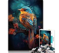 Teenager Puzzles Robin Colour 1000 Piece Jigsaw Puzzles for Teenagers,Educational Game for Birthday, Chrismas for And 14 Years Old 26x38cm