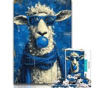Teenager Puzzles Sheep 1000 Pieces Jigsaw Puzzle for Adults& Teens,Train Your Brain And Hands Gifts for Friends And Family 50x75cm