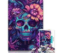 Teenager Puzzles Skeleton Jigsaw Puzzles for Teenagers 1000 Pieces,Family Game Birthday Gifts.Challenge High Difficulty 50x75cm