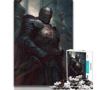 Teenager Puzzles Skeleton Knight 1000 Pieces Jigsaw Puzzles For Teens And Adults,Educational Games Home Decoration Deal As Gifts for The Whole Family 50x75cm