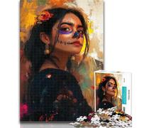 Teenager Puzzles Skullgirls 1000 Piece Jigsaw Puzzle for Adults And Teenagers,Train Your Brain And Hands Birthday Present, Gifts 26x38cm