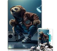 Teenager Puzzles Sloth Dancer 1000 Pieces Jigsaw Puzzle for Adults& Teens,for Educational Game Challenge Toy Unique Home Decor And Gifts (50x75cm)