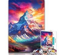 Teenager Puzzles Snow Mountain 1000 Piece Jigsaw Puzzles for Adults,learning Educational Toys Unique Home Decor And Gifts 26x38cm