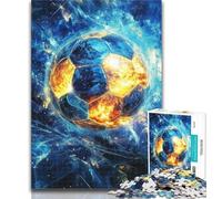 Teenager Puzzles Space Football Puzzles for Teenagers 1000 Pieces,Educational Game for Birthday, Chrismas for Ages 14+ 50x75cm