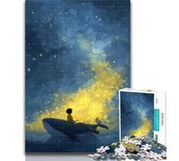 Teenager Puzzles Space Whale 1000 Piece Jigsaw Puzzles for Teenagers,Educational Game for Birthday, Chrismas for And 14 Years Old 50x75cm