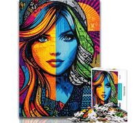 Teenager Puzzles Stained Glass 1000 Piece Jigsaw Puzzle for Adults And Teenagers,Train Your Brain And Hands Birthday Present, Gifts 50x75cm