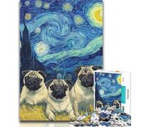 Teenager Puzzles Starlings Under The Night Sky Jigsaw Puzzle 1000 Pieces for Adults,Educational Game for Birthday, Chrismas for And Age 14 50x75cm