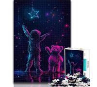 Teenager Puzzles Teddy Bear And Girl Jigsaw Puzzles for Adults 1000 Pieces,with Matching Poster And Trivia Sheet for Age 14 50x75cm