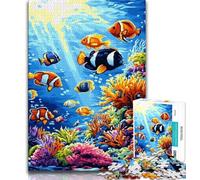 Teenager Puzzles Underwater World Jigsaw Puzzles for Teenagers 1000 Pieces,Train Your Brain And Hands Birthday Present, Gifts (26x38cm)
