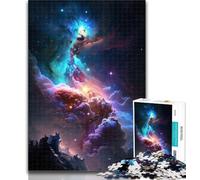 Teenager Puzzles Universe Beautiful Space Stars Jigsaw Puzzles for Teenagers,with Fully Interlocking Randomly Shaped Pieces for And 14 Years Old 50x75cm