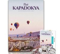 Teenager Puzzles Visit Kapadokya Jigsaw Puzzles for Adults 1000 Pieces,Toys Educational Games Stress Relieving Great Gifts And Toys 75x50cm