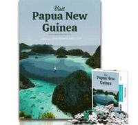 Teenager Puzzles Visit Papua New Guinea Jigsaw Puzzles for Adults 1000 Pieces,Toys Educational Games Stress Relieving Great Gifts And Toys 26x38cm