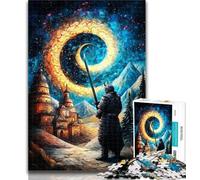 Teenager Puzzles Yin Yang Ninja Jigsaw Puzzles 1000 Pieces for Adults Teens,Toys Educational Games Stress Relieving Wishlist with Santa Claus 26x38cm