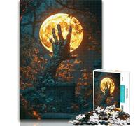 Teenager Puzzles Zombies in The Grave Adult Puzzles 1000 Pieces,Learning Educational Toys Family Games Enhance Love between Couples 50x75cm