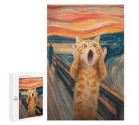 Teenagers 1000 PCS Jigsaw Puzzle Cat's Emotional Journey -2 Jigsaw Puzzles for Adults Staycation Kill Time Parent-child Interaction Family Fun & Game Night 1000 PCS