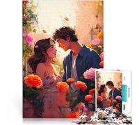 teenagers 1000 Piece Jigsaw Puzzle A Love Story in Petals Herausforderndes Spiel Tolles Geschenk für Spiele50x70cm