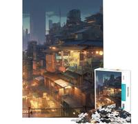 Teenagers 1000 Piece Jigsaw Puzzle Along The Channel Educational Challenge Analysis And Logic Toy Wall Decor for And from 14 Years And over (38x52cm)