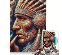 Teenagers 1000 Piece Jigsaw Puzzle Ancestral Wisdom Unveiled, Educational Game, Difficult Hard, Birthday Present,Travel Gifts, 50x75cm