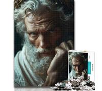 Teenagers 1000 Piece Jigsaw Puzzle Apollonius of Tyana Toys Educational Games Difficult Hard Anti-Stress Toys (size 38x26cm)