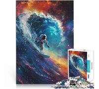 teenagers 1000 Piece Jigsaw Puzzle Astronaut Cosmic Surfing Familienaktivität Tolles Geschenk für Spiele50x70cm
