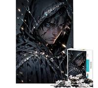 Teenagers 1000 Piece Jigsaw Puzzle Azure Mage︰ Battle Scarred for Educational Game Challenge Toy Educational Game Stress Reliever Gifts Birthday (Size 38x52cm)