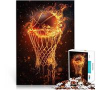 teenagers 1000 Piece Jigsaw Puzzle Basketball colorful Herausfordernd Schwierig Tolle Geschenke und Spielzeuge75x50cm