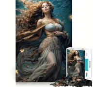 Teenagers 1000 Piece Jigsaw Puzzle Birth of Venus Smooth Cut Art Mind Game Gift Relax Play Time Christmas Leisure Art (38x26cm)