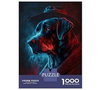 Teenagers 1000 Piece Jigsaw Puzzle Canine Crime Solver Puzzles for Adults Relax Games Pattern Assembly Fun at Home Activities, 52x38cm/1000pcs