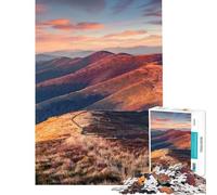 Teenagers 1000 Piece Jigsaw Puzzle Carpathian Mountains Ukrai Adult Jigsaw Puzzle Relax Games Precision Cutting Challenging Game Gifts (Size 75x50cm)