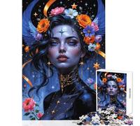 Teenagers 1000 Piece Jigsaw Puzzle Celestial Empress of The Night Jigsaw Puzzles 1000 Hands-on Game Great Gifts for Games Birthday Present (50x75cm)