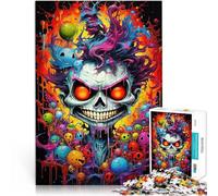 teenagers 1000 Piece Jigsaw Puzzle Chilling Horrors Unleashed Schwierig Schwer Einzigartige Wohndekoration und Geschenke52x38cm