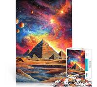 teenagers 1000 Piece Jigsaw Puzzle Cosmic Giza Splendor Difficult and Challenge 50x75cm Secret Santa Gifts for Age 14 Years Up