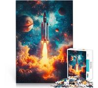 teenagers 1000 Piece Jigsaw Puzzle Cosmic Space Rocket Launch Mustermontage Angebot als Geschenk für die ganze Familie38x26cm