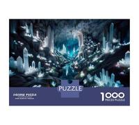 Teenagers 1000 Piece Jigsaw Puzzle Crystal Cave Adventure Puzzles for Adults Family Games Improve Memory Challenging Game Gifts 52x38cm/1000pcs