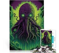 teenagers 1000 Piece Jigsaw Puzzle Cthulhu Illustration Lernspiele Heimdekoration Geburtstagsgeschenk, Geschenke52x38cm