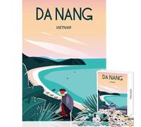 Teenagers 1000 Piece Jigsaw Puzzle Da Nang Jigsaws for Adults Puzzle Precision Cutting Fun Activities at Home Stress Reduction Gifts (50x75cm)
