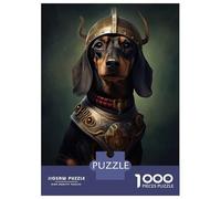 Teenagers 1000 Piece Jigsaw Puzzle Dachshund Viking Teenager Puzzles Brain Teaser Game Difficult Hard Challenging Game Gifts 70x50cm/1000pcs