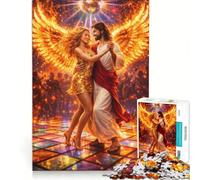 Teenagers 1000 Piece Jigsaw Puzzle Dancing Disco With Jesus, Educational Game, Interesting Stress Reduction, Christmas Birthday Gifts 38x26cm