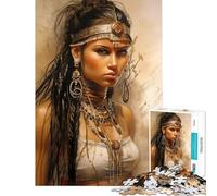 Teenagers 1000 Piece Jigsaw Puzzle Dangerous Woman Educational Challenge Analysis And Logic Toy Wall Decor for And from 14 Years And over (50x75cm)