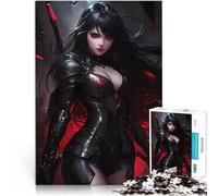 teenagers 1000 Piece Jigsaw Puzzle Dark Anime Warrior Woman Difficult Hard is ideal as a gift for the whole family 50x70cm